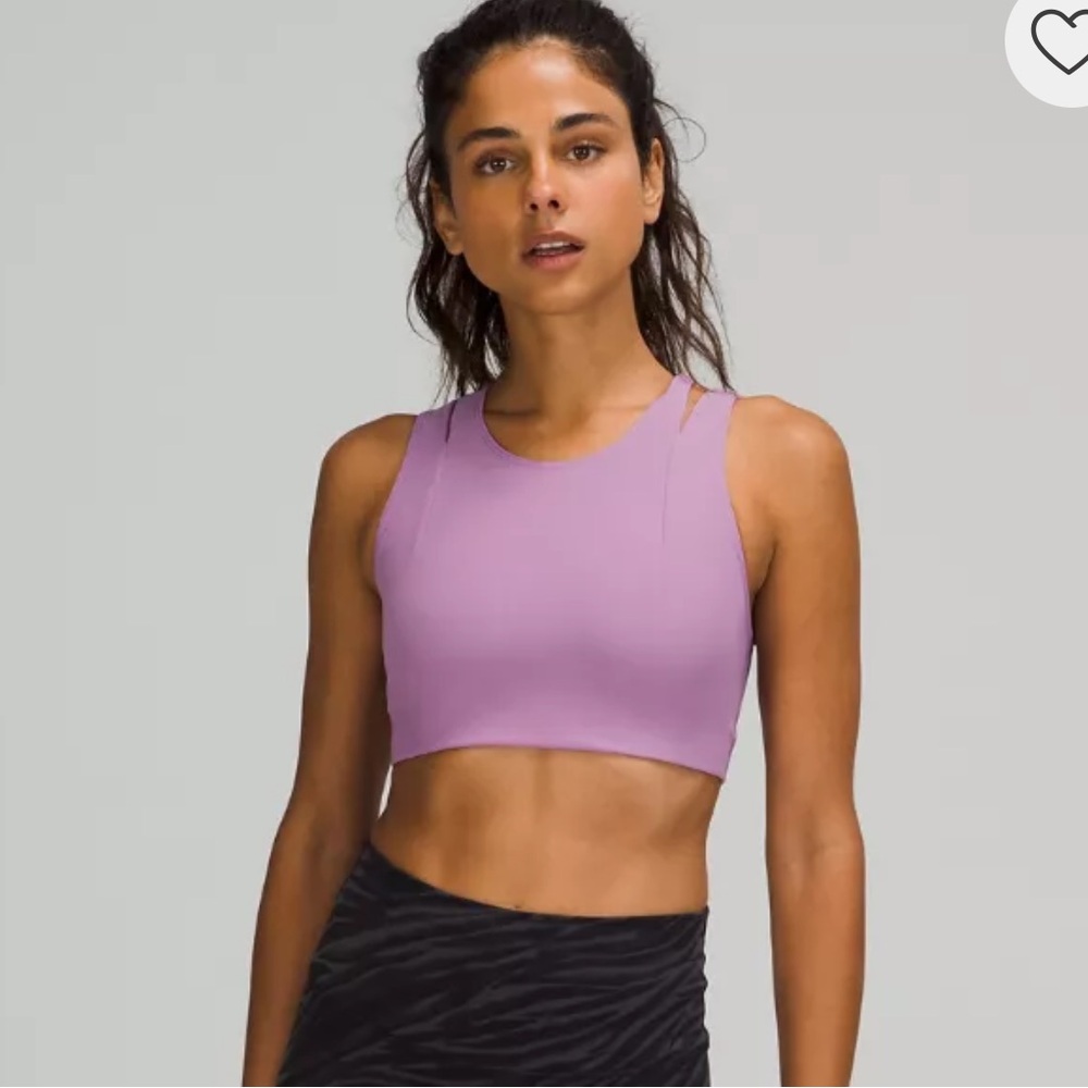 lululemon Strong Front Bra Medium Support, B/C Cup - purple